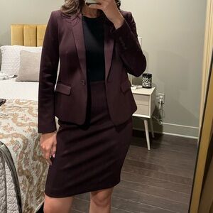 NWT Ann Taylor Brown Skirt suit
